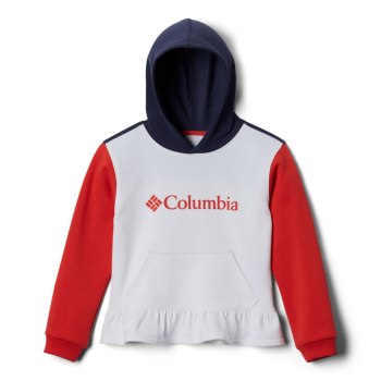 Columbia Hoodie Meisjes, Park Wit Donkerblauw, 73JTGYDPW